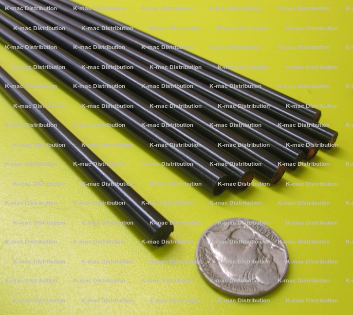 Nylon 101 6/6 Extruded Plastic Rods, Metric and Imperial sizes